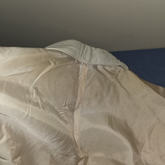 OBO New YORK Women's size 4X vest & skirt leather cream 32 - Picture 7 of 15